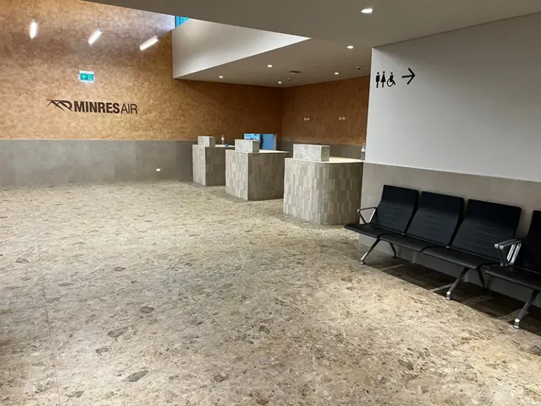 Airport Kens Bore terminal Vintian construction